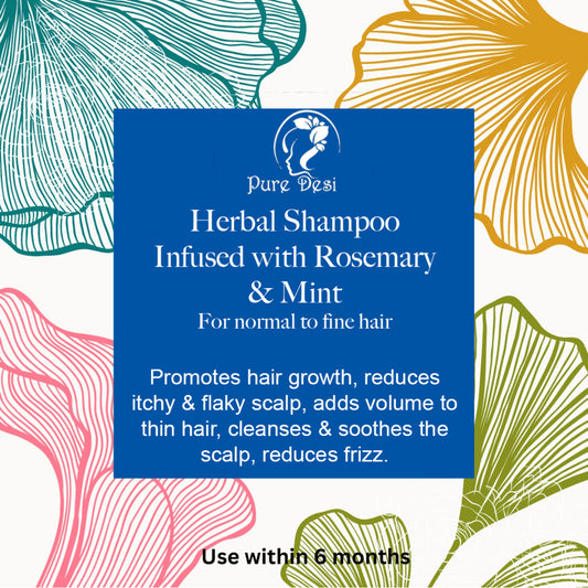 Herbal Shampoo Infused with Rosemary & Mint