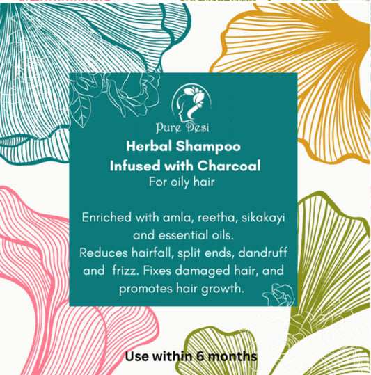 Herbal Shampoo with CHARCOAL