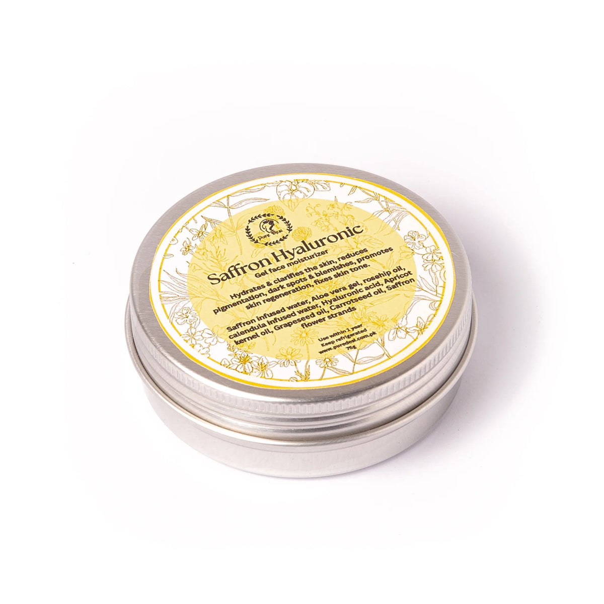 Saffron Hyaluronic Face Gel Mosturizer