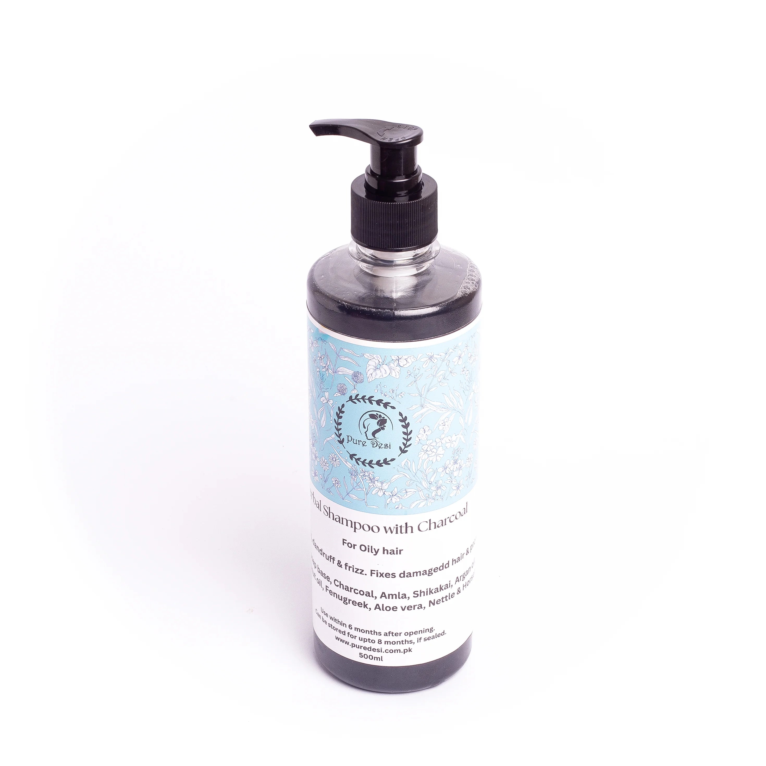 Herbal Shampoo with Charcoal