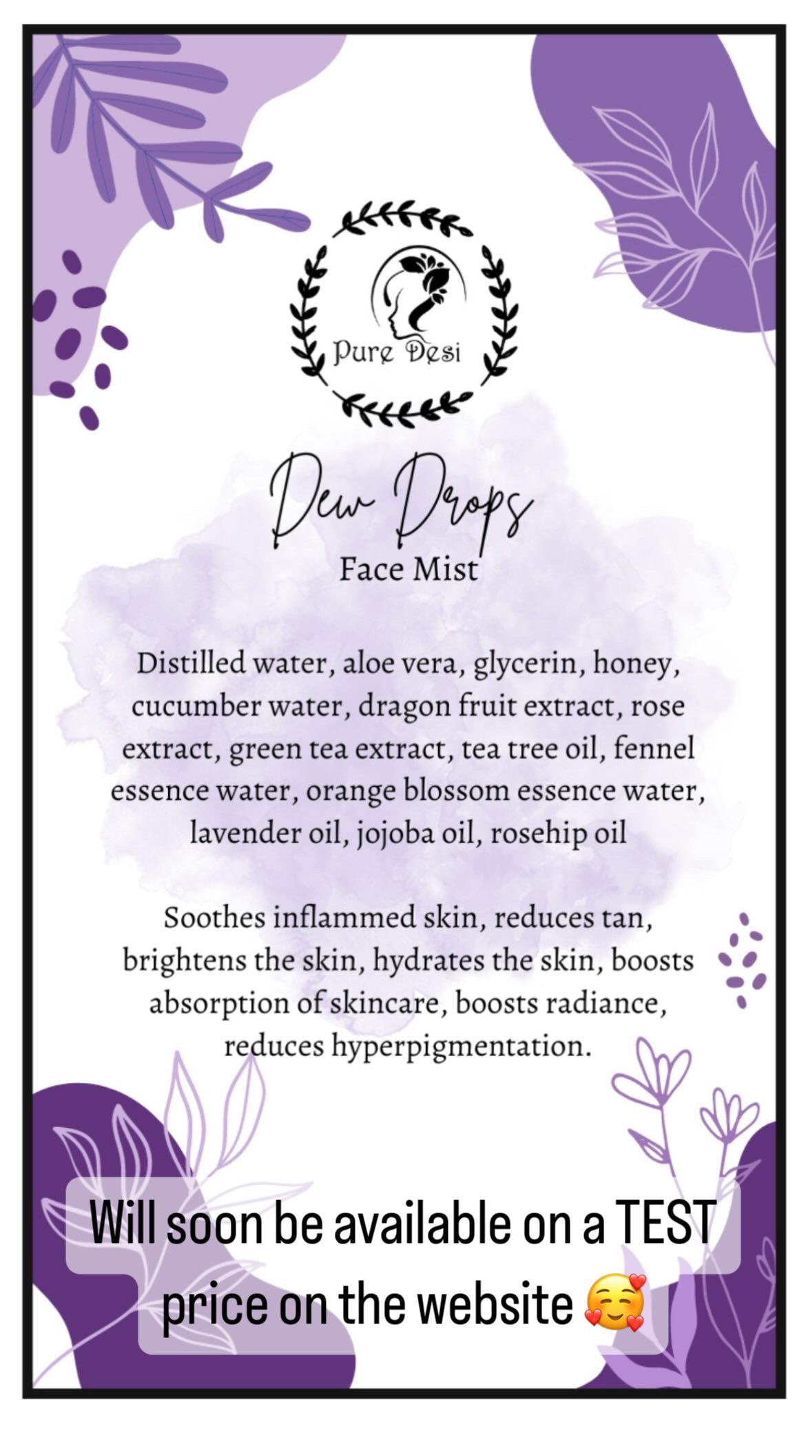 Dew Drops Face Mist