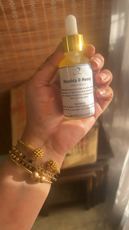 Rosehip & Honey Infused Face Oil