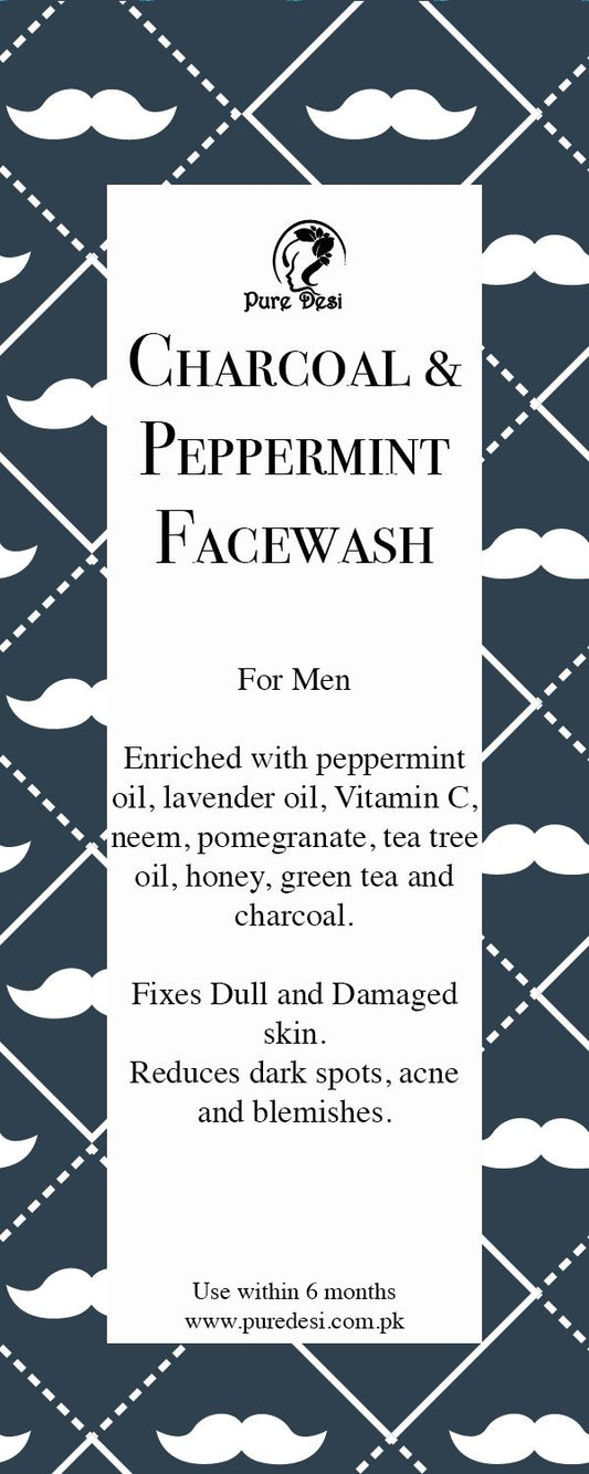 Charcoal & Mint Facewash for Men