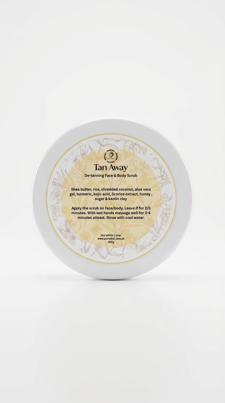 TanAway - De-Tan Face & Body Scrub