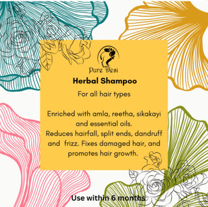 Herbal Shampoo in Pakistan by Pure Desi