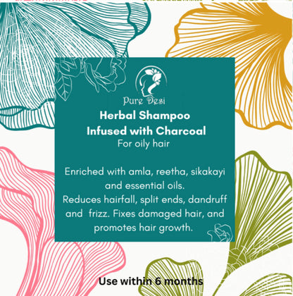 Herbal Shampoo With Charcoal