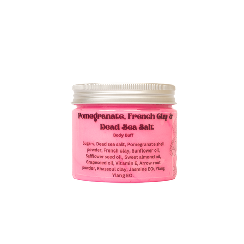 Pomegranate, French Clay & Dead Sea Salt Body Buff