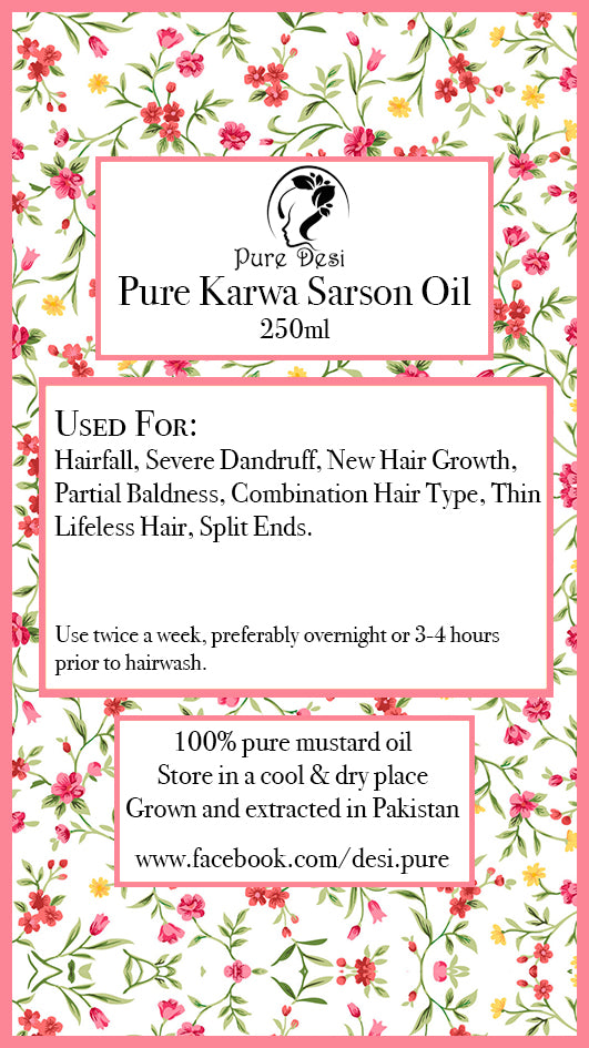 Pure Karwa Sarson Oil