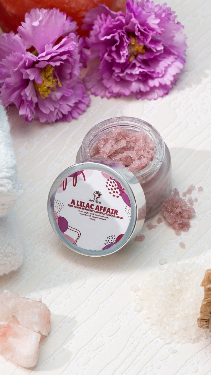 A Lilac Affair Lip Scrub